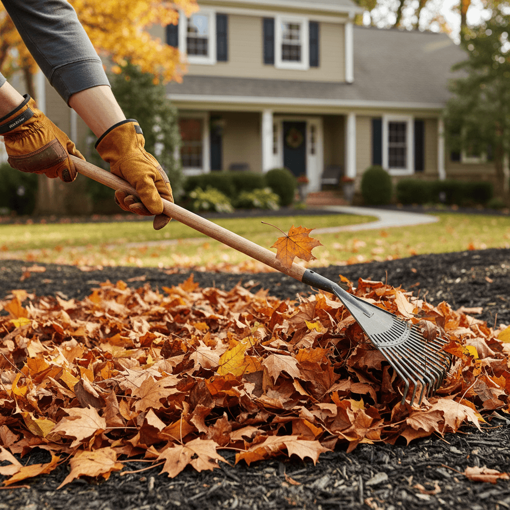 Seasonal leaf and debris cleanup
